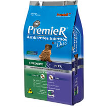 Premier Adultos Ambientes Internos Duo Cordeiro e Peru - 12 kg